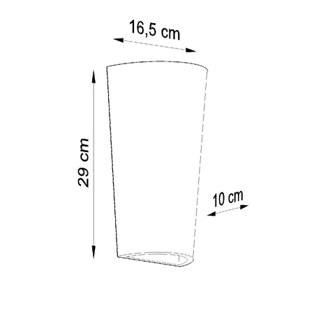 Lampa Ścienna Kinkiet E27 Tubularna Biała Nowoczesna Lana Sollux