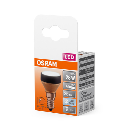 Żarówka LED Reflektor E14 3.5W = 28W 300lm 4000K Neutralna 100° FLAT LAMP Osram