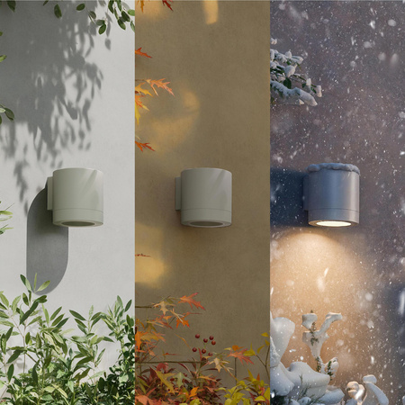 Kinkiet Ogrodowy Lampa Zewnętrzna Elewacyjna LED GU10 IP44 Biała Fylx Philips