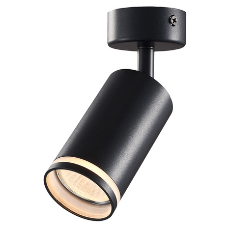 Oprawa Ścienno-Sufitowa Reflektor Punktowy GU10 Czarna PARIS Sanico Goldlux