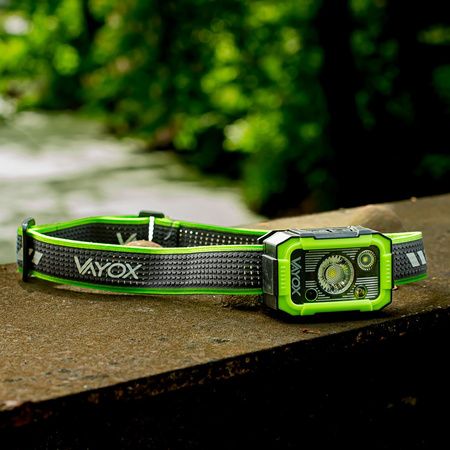 LATARKA Akumulator Czołowa LED 750LM CREE + SMD PRO SERIES VA0187 VAYOX