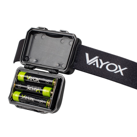 Latarka Akumulatorowa Czołowa 100lm LED + 2x LED VA0178 VAYOX