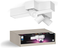 Lampa Sufitowa LED Reflektor 37.6W 2960lm IP20 White and Color Ambiance RGB + TW Biała Inteligentna SMART Zigbee Bluetooth Centris Philips HUE