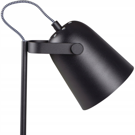 Lampka Biurkowa Stołowa Szkolna Nocna + Organizer Raibo E27 5W Czarna KANLUX