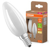 2x Żarówka LED B35 Świeczka E14 2.2W = 40W 470lm 2700K Ciepła 330° 214lm/W CLASSIC ENERGY EFFICIENCY Osram