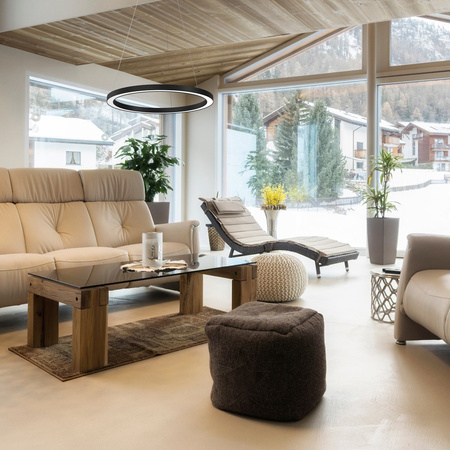 Lampa Wisząca Sufitowa GALAXIA Czarna 26W LED Milagro