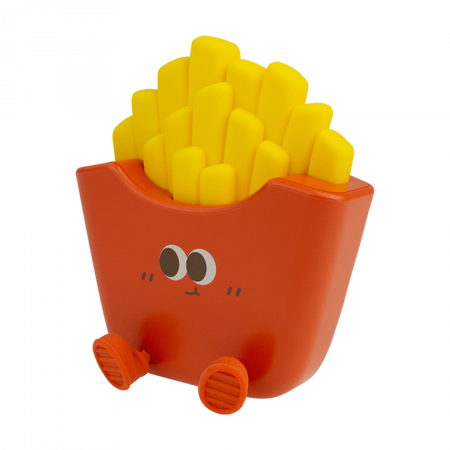 Lampka Nocna Dziecięca LED 0.6W 1700K Ciepła Akumulatorowa 1200mAh czerwony|Żółta FRYTKI MARY'S