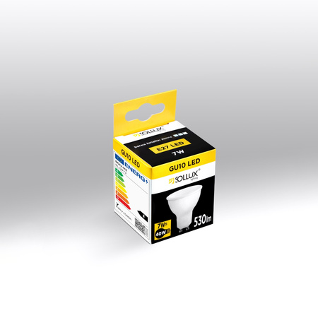 Żarówka LED GU10 Reflektor 7W 530lm 4000K Neutralna Sollux