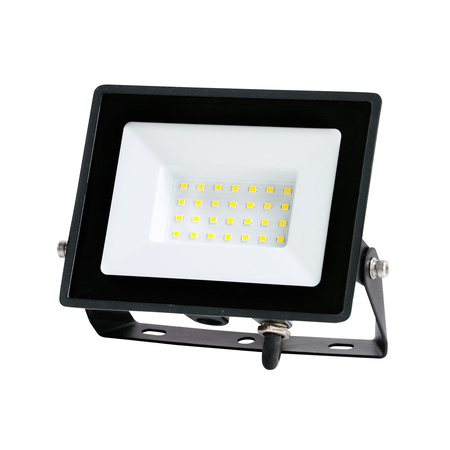 Naświetlacz LED Zewnętrzny Ogrodowy 30W 2505lm 6500K Zimny 120° IP65 IK05 Czarny MH Kobi