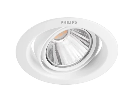 Oprawa Podtynkowa Wpuszczana LED 3W 200lm 2700K SceneSwitch Biała Pomeron Philips