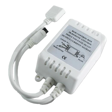 Sterownik Do Taśm LED RGB IR 44 Przyciski 6A 72W + Pilot 