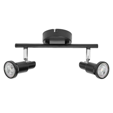 Lampa LED Ścienna Sufitowa Kinkiet Oprawa Natynkowa 6.8W 460lm 3000K Ciepła Ściemnialna Czarny LED Spot Ledvance
