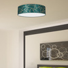 Plafon LED Lampa Sufitowa ZIGGY Zielona Złota Zielona 3xE27 Ø50cm Milagro