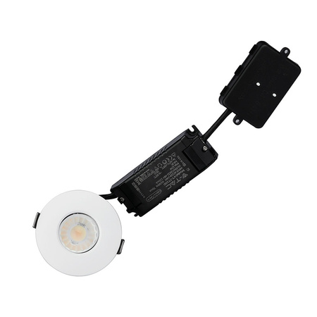 Oprawa LED 10W CCT SMART Oczko Ściemnialna Biała Bluetooth VT-7710D V-TAC