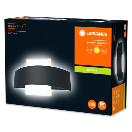 Kinkiet ścienny lampa elewacyjna oprawa zewnętrzna 11W 410lm 3000K Endura Style Shield LEDVANCE