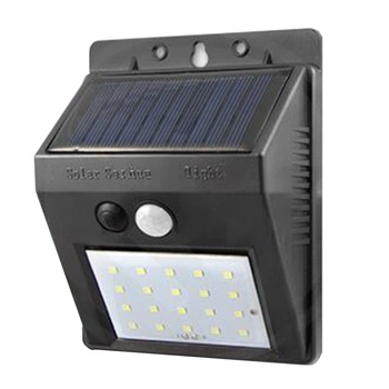 Naświetlacz Solarny LED 3W 5500-6000K Zimna IP65 Czarny Masterled Czujnik Ruchu