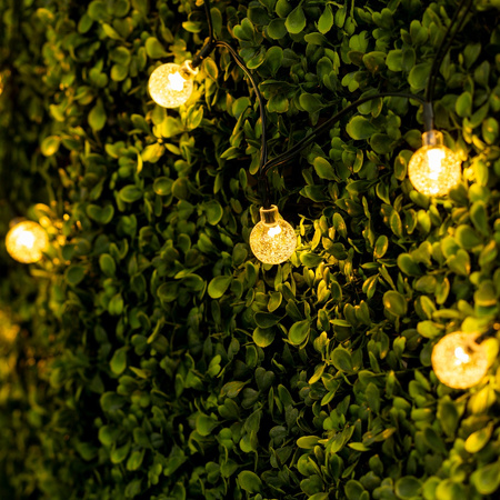 Girlanda Solarna Ogrodowa OZDOBNA Łańcuch Świetlny 20 Kulek Ciepła 400 cm