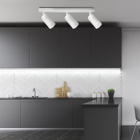 Oprawa Ścienno-Sufitowa Reflektor Punktowy 3x GU10 Biała LONDON Sanico Goldlux