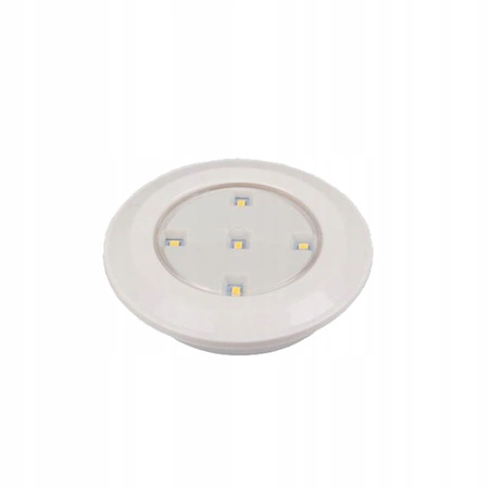 3x Lampka Podszafkowa LED Samoprzylepna z Czujnikiem Ruchu na Baterie 4000K 2xAAA Biała + Pilot