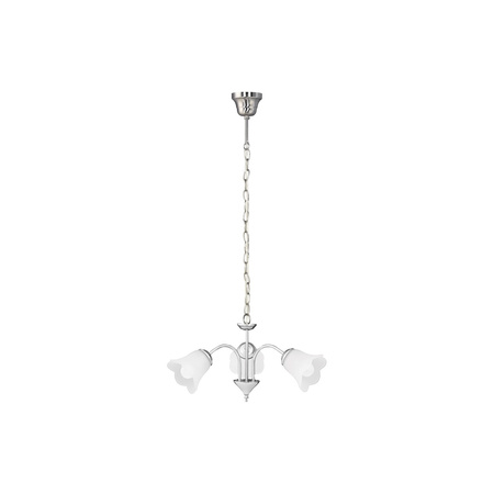Lampa Sufitowa Wisząca Żyrandol 3x E14 Chrom Klasyczny Rafaella 7243 Rabalux