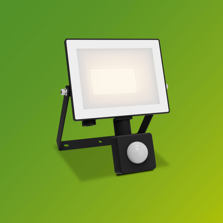 Naświetlacz LED Lampa Reflektor 20W 2050lm 3000K IP65 z Czujnikiem Ruchu i Zmierzchu Czarny Lois Philips