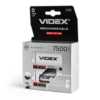 Akumulator Niklowo Wodorkowy 7500mAh D 2szt. VIDEX