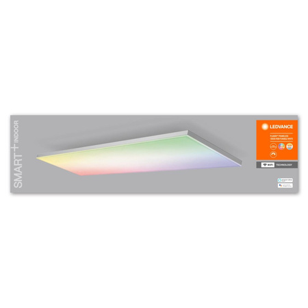 Plafon LED Panel Natynkowy Bezramkowy 40W 3300lm CCT RGB Ściemnialna 120x30cm Biały SMART+ WiFi Frameless Ledvance