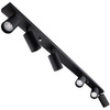 Lampa sufitowa QUALIS SPOT Reflektor Oprawa Halogenowa 6xGU10 Czarna