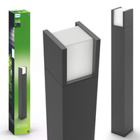 Lampa Ogrodowa Zewnętrzna SŁUPEK 77cm LED 6W 600lm 4000K IP44 Arbour Philips