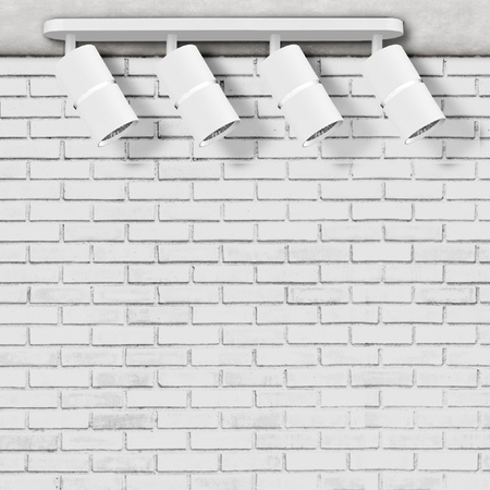 Oprawa Ścienno-Sufitowa Reflektor Punktowy 4x GU10 Biała Srebrna BAMBOO Sanico Goldlux