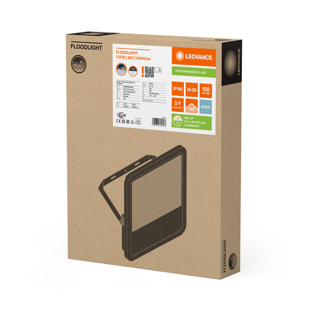 Naświetlacz LED Reflektor Zewnętrzny Lampa 133W 20000lm 6500K IP66 Biały Floodlight Ledvance