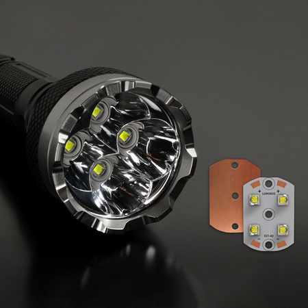 Latarka Ręczna Akumulatorowa LED 20W 5500lm 6 Trybów Pracy USB-C Wodoszczelna IP68 Videx