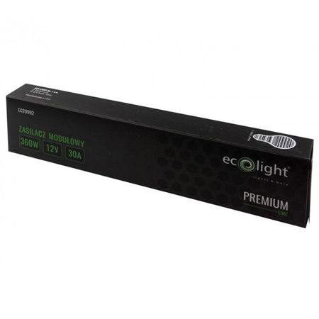 Zasilacz Modułowy LED Slim Premium 360W 12V Ecolight