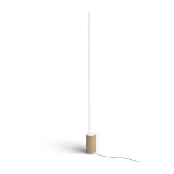 Lampa Stojąca Podłogowa SIGNE GRADIENT LED Dębowa EU/UK 29W CCT RGB PHILIPS HUE Bluetooth Zigbee