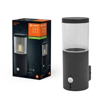Lampa Ogrodowa Zewnętrzna Kinkiet Elewacyjny LED  E27 IP44 IK03 Szary Endura Ledvance