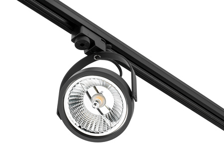Reflektor szynowy Lampa sufitowa LEON ES111 Ruchomy czarny