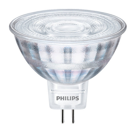 Żarówka LED MR16 4,4W = 35W 345lm 2700K Ciepła 36° 12V reflektor punktowy PHILIPS