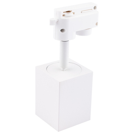 Reflektor Szynowy GU10 BRICK Biały do Szynoprzewodów Jednofazowych