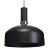 Lampa wisząca czarna chrom żyrandol MiLAGRO MALMO 1x E27