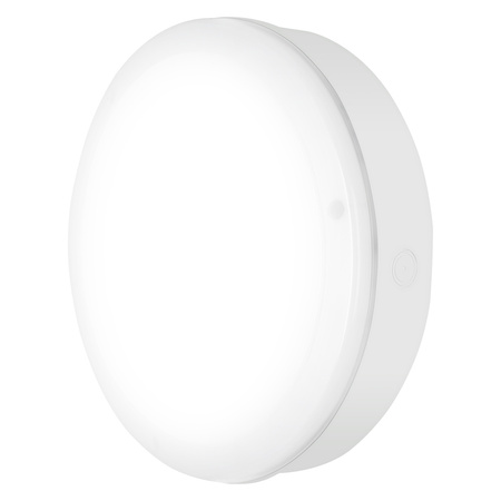 Lampa Zewnętrzna Sufitowa i Ścienna Kinkiet Elewacyjny LED 10W 800lm 4000K IP65 Biały Surface Bulkhead Ledvance
