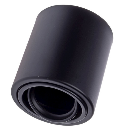 Lampa Oprawa Sufitowa TUBO Czarna 1xGU10 LED Milagro