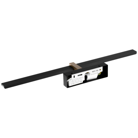 Lampa nad Lustro VENUS Kinkiet LED Łazienkowa 12W 840lm Czarno-Złota 60cm