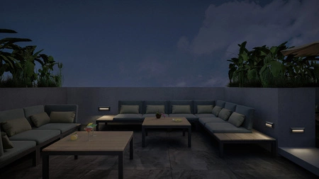 Kinkiet Ogrodowy Lampa Elewacyjna Zewnętrzna LED 1.9W 85lm 3000K Ciepła Szary IP65 Endura Osram