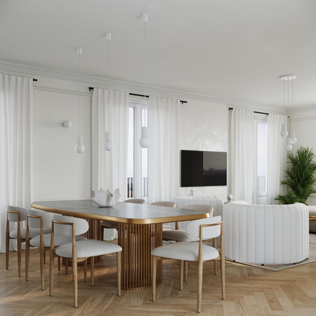 Lampa Biurkowa Stołowa G9 Okrągła Biała Nowoczesna Matowa Halo Sollux