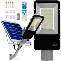 Lampa Solarna Uliczna LED 1000W 100000lm 6500K Zimna Czujnik Zmierzchu MOCNA Latarnia Ogrodowa z Regulowanym Panelem + Uchwyt i Pilot
