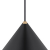 Lampa Sufitowa Wisząca GU10 Czarna Nowoczesna ZENITH S 7996 Nowodvorski