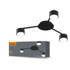 Lampa Sufitowa Żyrandol Oprawa 3x GX53 LED Czarna Nowoczesna Videx