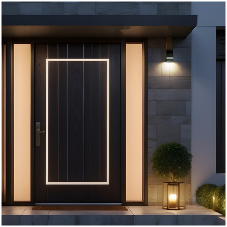 Lampa Ogrodowa Kinkiet Elewacyjny Zewnętrzny GU10 IP44 Szara Quazar Kobi