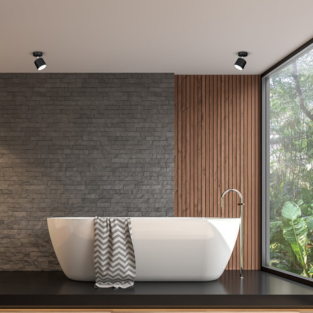 Lampa Ścienna Kinkiet DIXIE Czarna 1xGX53 Milagro