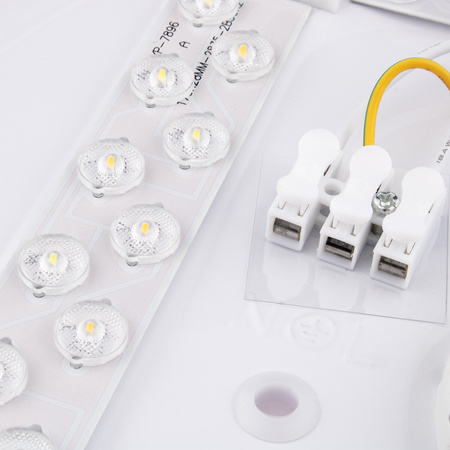 Plafon LED Sufitowy Łazienkowy Lampa sufitowa ORLANDO 40W IP44 CCT 3000K-6000K 38cm + PILOT